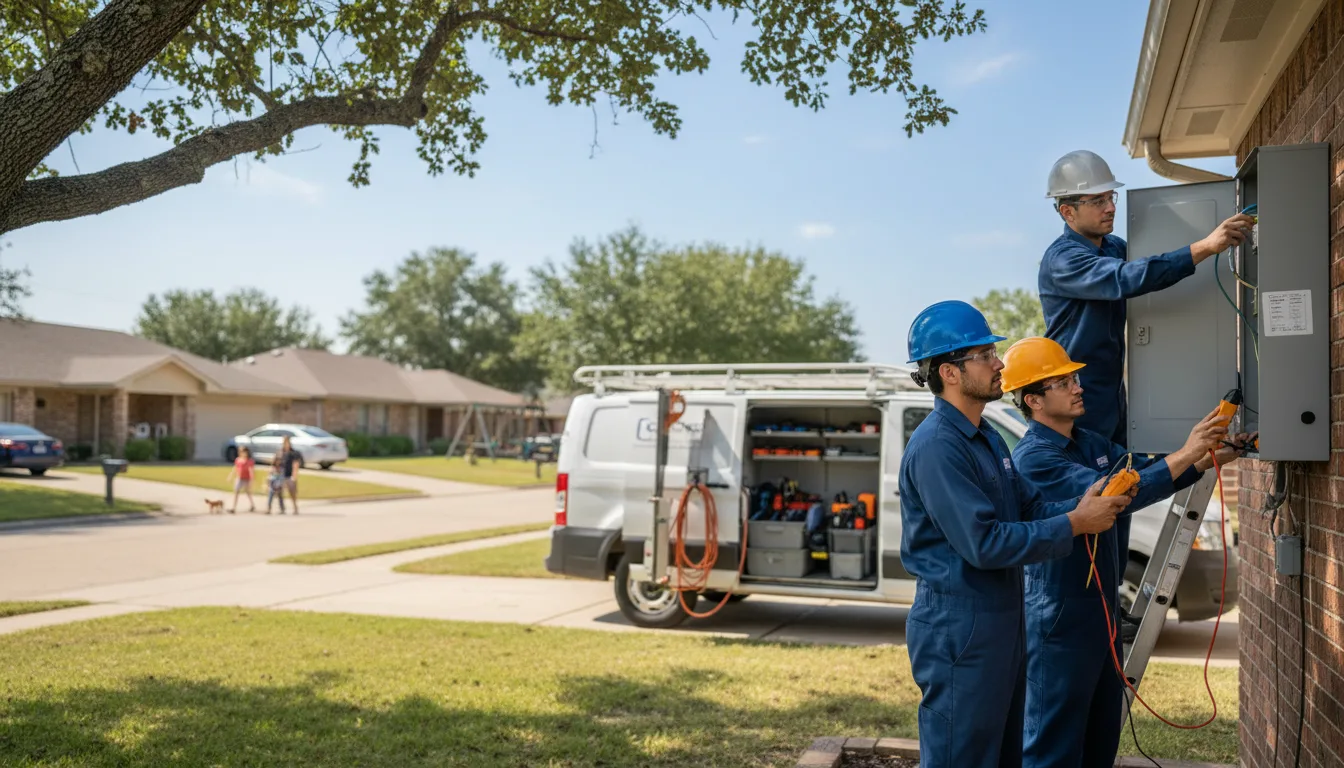 Certified electrician providing emergency electrical services in New Castle, IN